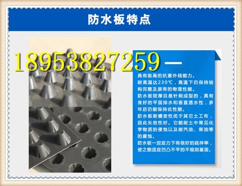 鞍山凸点向下排水板地下室顶部疏水层凉山